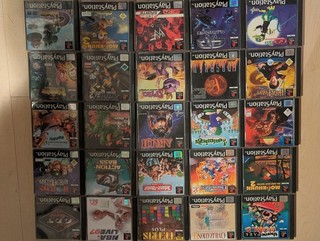 25 juegos Sony PlayStation 1 Lote Colección Completo EXCELENTE estado