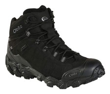 Oboz Bridger Mid B-Dry Hiking Boot - Men's Midnight Black 10.5 Wide