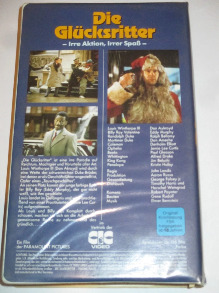 CIC Video 2059 - Die Glücksritter - VHS/Komödie/Dan Aykroyd/Eddie Murphy - Bild 2 von 2