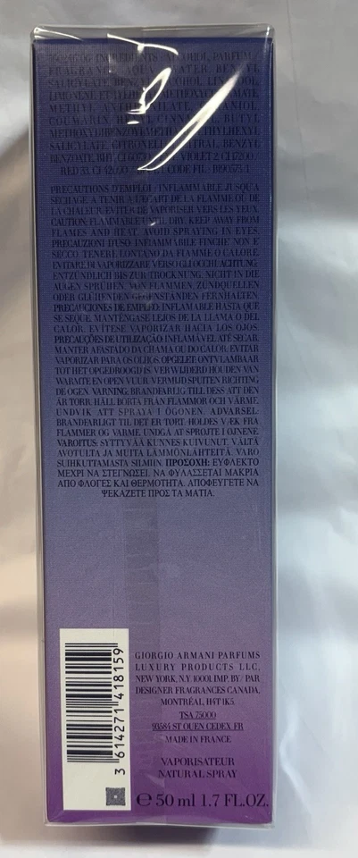 Armani Code Cashmere Eau de Parfum 50 ml Spray Perfume Mujer Descatalogado. Nuevo en caja Foto 2 de 2