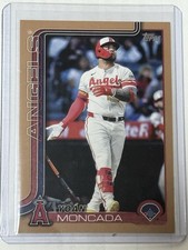 2025 Topps Update Yoan Moncada SP Gold 619/2025 Card #US24 Los Angeles Angels⚾