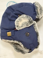 CaliKids Hat Toddler Trapper Hat 18 Month-3 YR Blue NWT Winter Bomber Hat