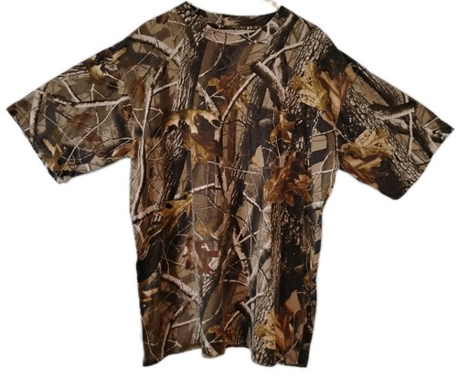 Vintage Jon Q Wright Shirt Mens XL Realtree Hardwoods Camo
