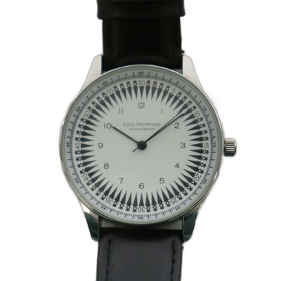 EGO TRIPPING ARROWHEAD UHR Uhr Analog 3 Zeiger Quarz Weiß Schwarz