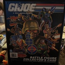 RARE VINTAGE 1991 G.I. Joe Battle Collector's Case + (7) 12"FIGURE LOT