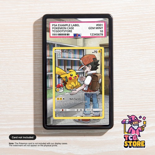 Pikachu 241/236 - Cosmic Eclipse | Pokémon Graded Case Extended Art Display
