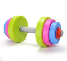 Kids Workout Dumbbell Weights Set-Toddler Toy Gym Equipment for Pretend Play