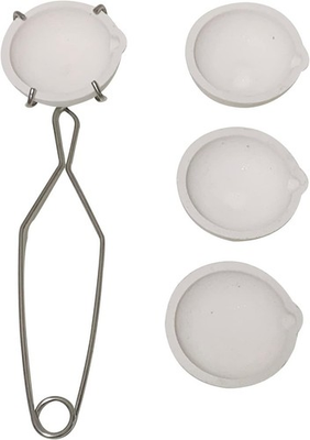 #ad Ceramic Quartz Crucible 5 Pack 2.75 Inch Melting Dish Gold Silver Casting Refini $14.99