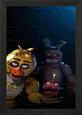 Five Nights at Freddy's Figuren Gerahmtes Wandbild Poster Leinwanddruck Bild