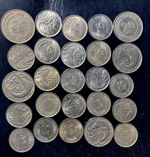 Altes SINGAPUR Münzlot - 1967-1983 - 25 hochwertige Münzen - Lot #G15