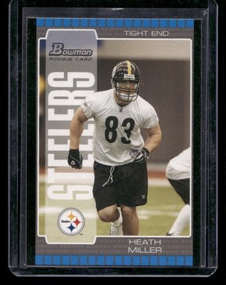 2005 Bowman #140 Heath Miller - Steelers Rookie Hall Of Honor