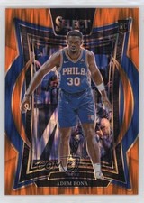 2024-25 Panini Select Concourse Orange Flash Prizm Adem Bona #97 2l4