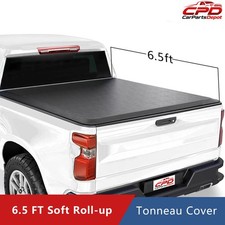 6.5ft Roll-up Vinyl Tonneau Cover For Silverado Sierra 1500 07-14 Soft Truck Bed