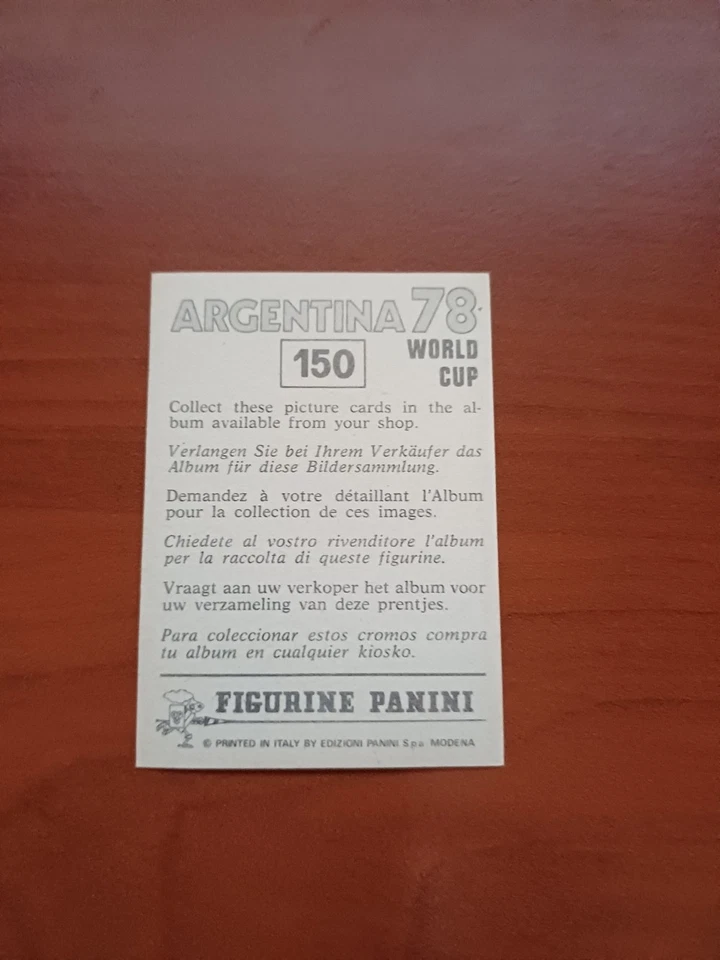 Panini ARGENTINA 78 original sticker DEUTSCHLAND BRD ★ FRANKE ★ Figurine - Photo 2/2