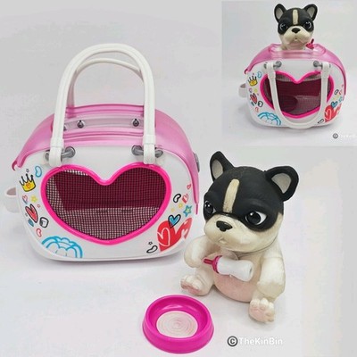 HTF OMG Pets Soft Squishy Puppy Comes To Life W/Bestie Bag Playset Complete