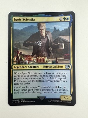 Ignus Scientia Foil MTG Magic the Gathering Card NM Near Mint FIN