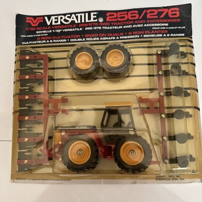 Versatile 256/276 1/32 Scale 4WD Tractor Cultivator Planter & Snap on Duals NIB!