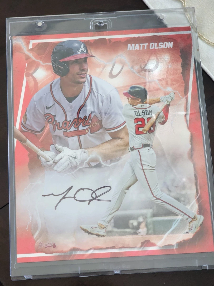 Matt Olson Baseball Serial Numbered Sports Trading Cards