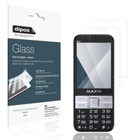 2X Schutzfolie FüR Maxvi B33 - Anti-Shock 9H Folie Dipos Glass Kunststoffglas