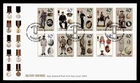 DR WHO 2003 NEW ZEALAND FDC MILITARY UNIFORM CACHET BLOCK M71904