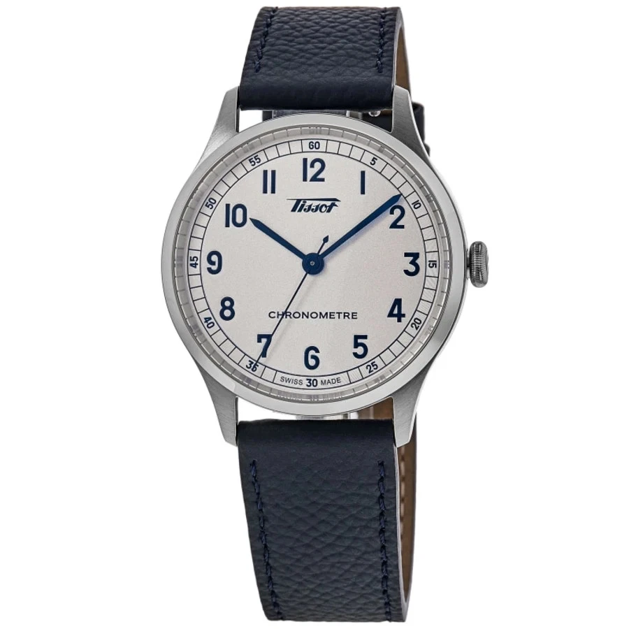 Nuevo reloj para hombre Tissot Heritage 1938 automático COSC plateado T142.464.16.032.00