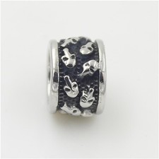 10 PACK Stainless Steel Bracelet Necklace Beads Paracord Lanyard Bead