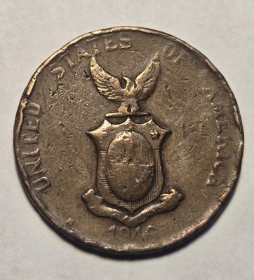 1940 M Philippines 1 Centavo Good Details - Exact Coin Shown