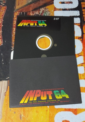 Input 64 2/87 1987 C 64 Diskette (Commodore 64) Magazin auf Disk 8-bit