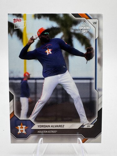 Yordan Alvarez – 2026 Topps Now #OD-101 Road to Opening Day - Houston Astros