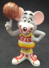 Vintage Chuck E Cheese with Basketball PVC Figure 1986 Pizza Time Theatre
