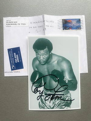 GEORGE FOREMAN ( 2025) Box-Weltmeister signed Foto 10x14 Autogramm