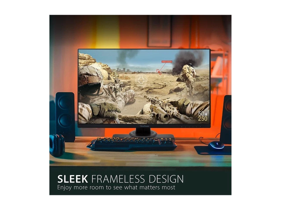 ViewSonic XG2431 Gaming Monitor 24" 1080p 240Hz 1ms with AMD FreeSync Premium, - Image 4 of 4