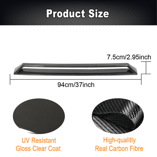 For Benz W463 W464 G63 2019UP REAL Carbon Front Bumper Upper Air Vent Scoop - Picture 6 of 10
