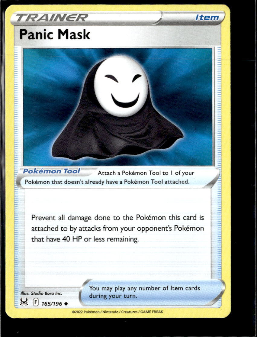 Pokemon Panic Mask 165/196 Lost Origin Non Holo Uncommon 5 Card Lot