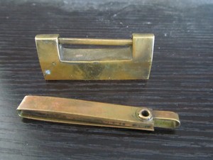 Antique Chinese Brass Lock & Key