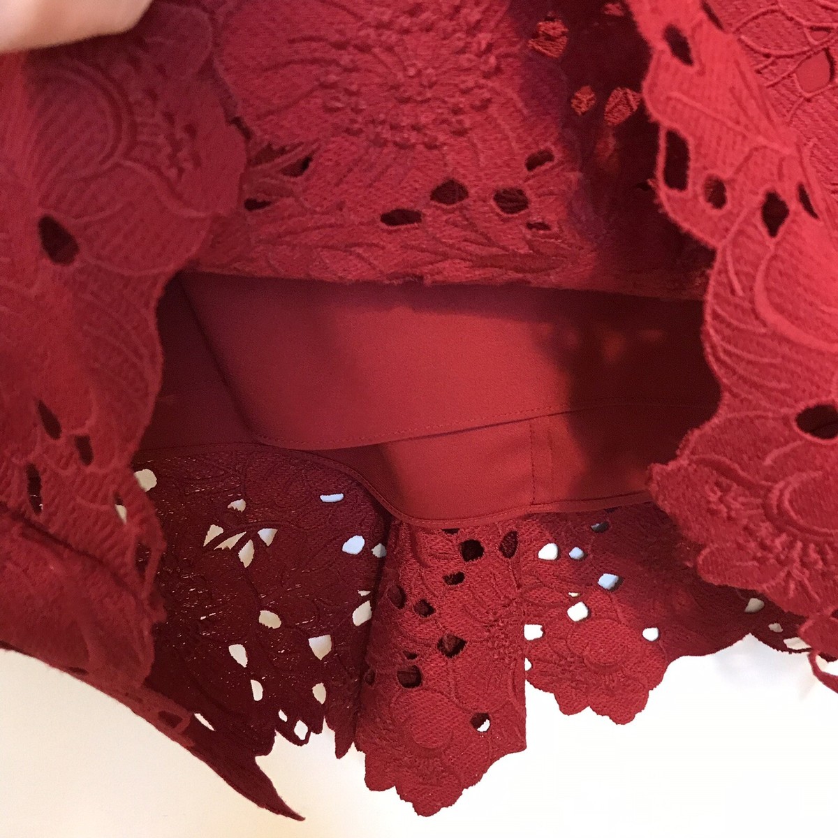 NWT DVF Diane Von Furstenberg Red Lace Exposed Back Dress Size 2 $498 | eBay NWT DVF Diane Von Furstenberg Red Lace Exposed Back Dress Size 2 $498 | eBay