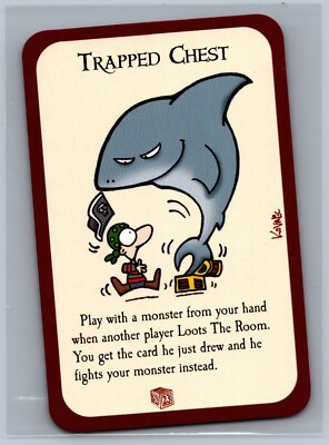 Munchkin Booty Trapped Chest Promo Card USED Steve Jackson Games