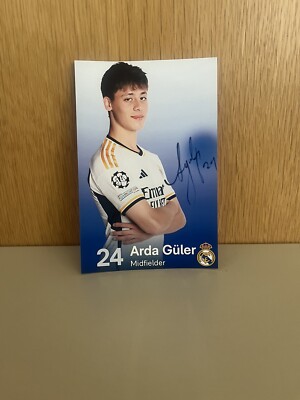 Arda GÜLER x Real Madrid - Repro Autogramm 10.5x14.8