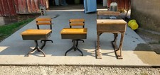 Vintage School Desks. Sold separately at 40.00 ea or all 3 100.00.