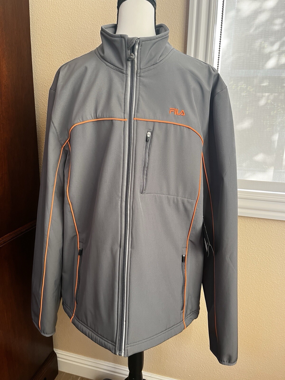 FILA Giacca Idrorepellente Riflettente Uomo XL