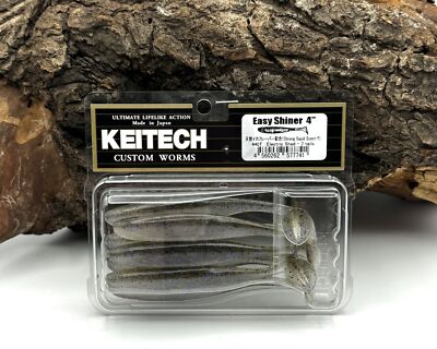 Keitech 4'' Easy Shiner Electric Shad 7 Stück 10cm 5g Gummifisch Gummiköder Köder