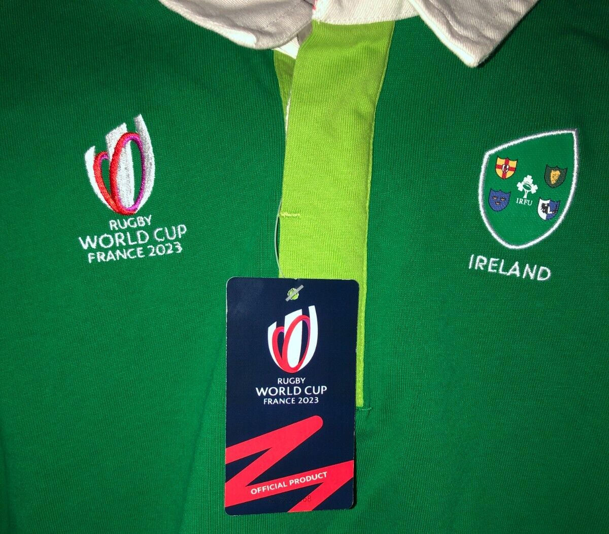 Rugby World Cup 2023 France Ireland IRFU Rugby Jersey Polo Limited