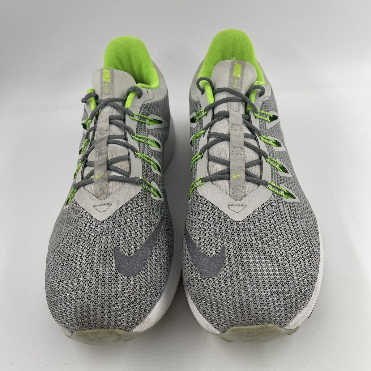 Nike Men’s Quest Grey Green Lace-Up Low Top Athletic Running Shoes - Size 14 Men main image 3