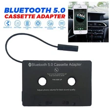 Cassette to Bluetooth Adapter 5.0 for Old Car Stereo Wireless AUX MP3 Hands-Free