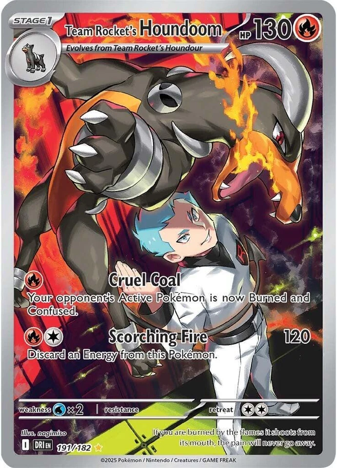 Team Rocket's Houndoom 191/182 Sv10: Destined Rivals