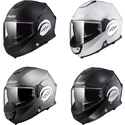 2024 LS2 Valiant Solid Modular Motorcycle Helmet Helmet - Pick Size & Color - 第 1/12 張圖片