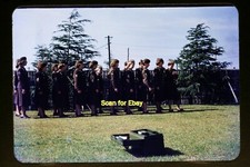 WAC Women Graflex Camera Box, Yokohama Japan in 1950, Kodachrome Slide aa 11-26a