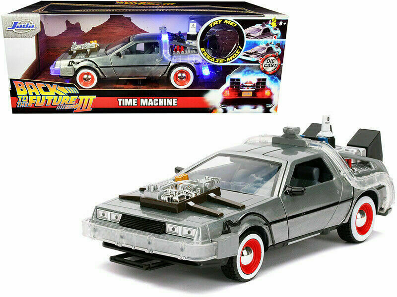 Jada Back to The Future Part III Time Machine with Lights 1:24
