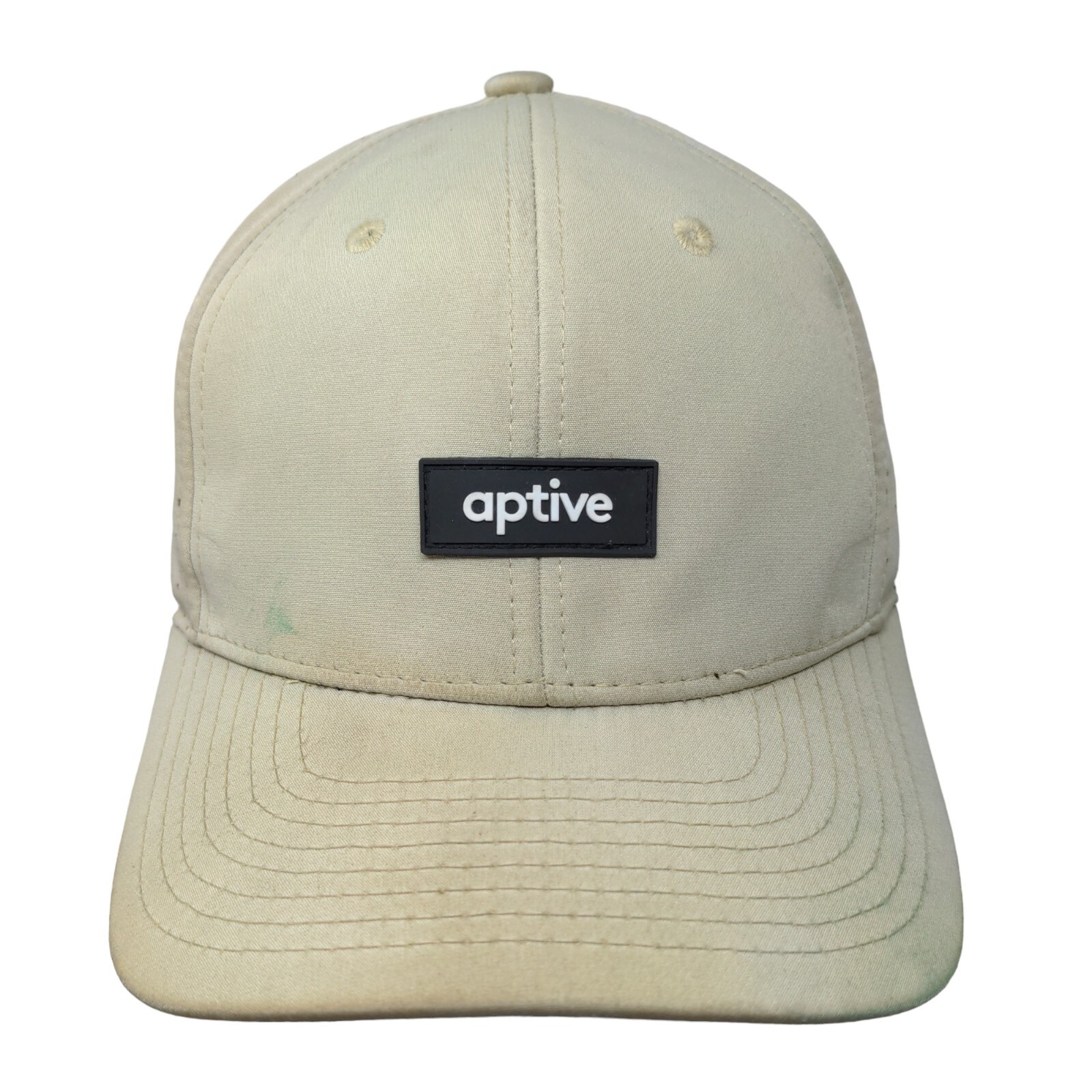 Aptive Strapback Hat Tan One Size Adjustable Lase… - image 1