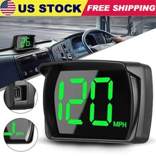 GPS Digital Speedometer Car Truck Motorcycle Head Up Display HUD MPH